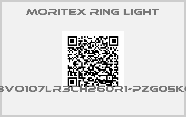 MORITEX RING LIGHT-A8VO107LR3CH260R1-PZG05K02 