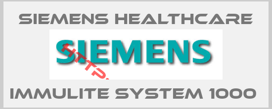Siemens Healthcare-Immulite system 1000 