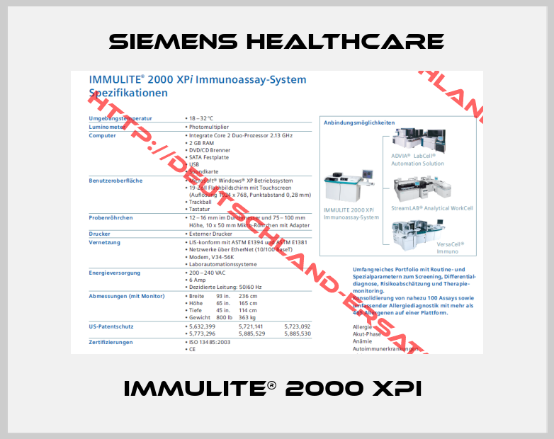 Siemens Healthcare-IMMULITE® 2000 XPi 