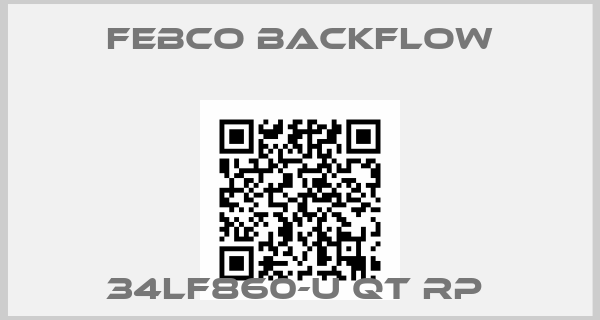 FEBCO Backflow-34LF860-U QT RP 
