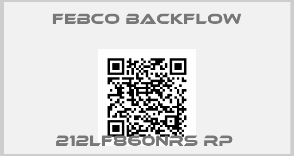 FEBCO Backflow-212LF860NRS RP 