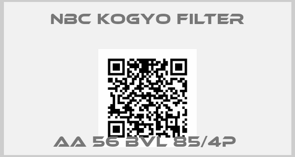 NBC KOGYO FILTER-AA 56 BVL 85/4P 