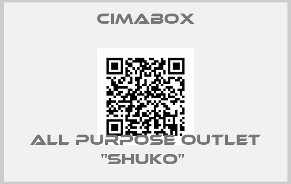 Cimabox-All purpose outlet "Shuko" 