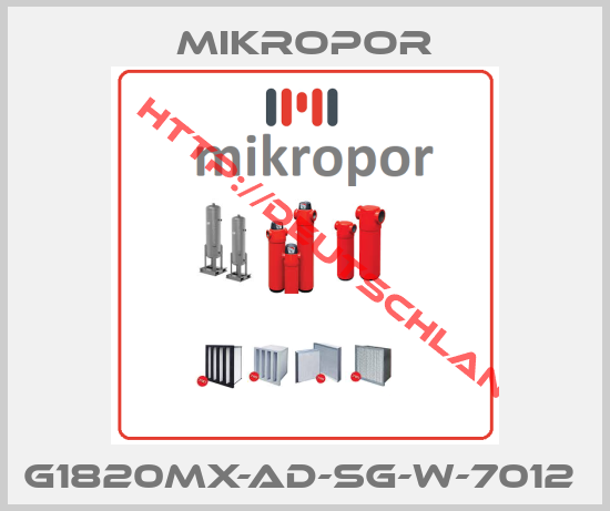 Mikropor-G1820MX-AD-SG-W-7012 