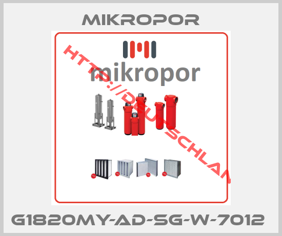 Mikropor-G1820MY-AD-SG-W-7012 