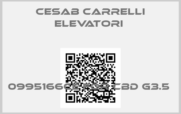 Cesab Carrelli Elevatori -0995166CE for CBD G3.5 