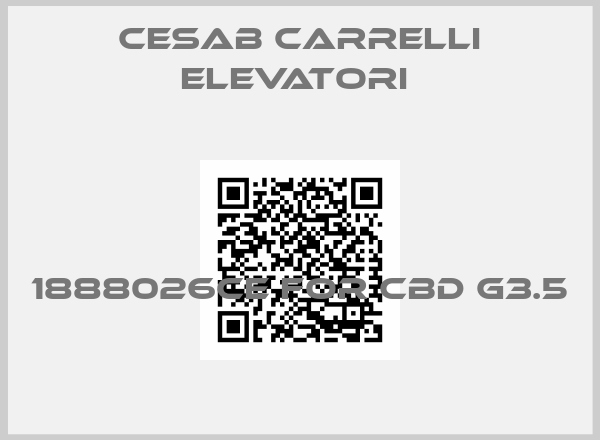 Cesab Carrelli Elevatori -1888026CE for CBD G3.5 