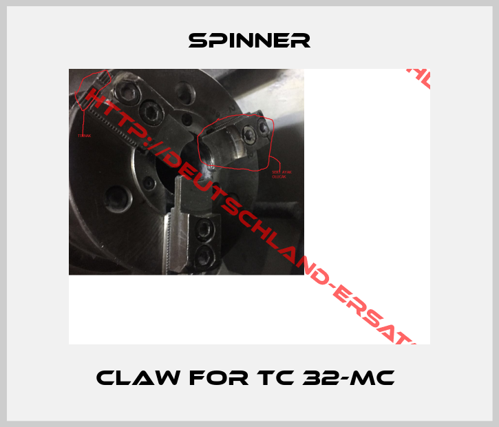 SPINNER-Claw For TC 32-MC 
