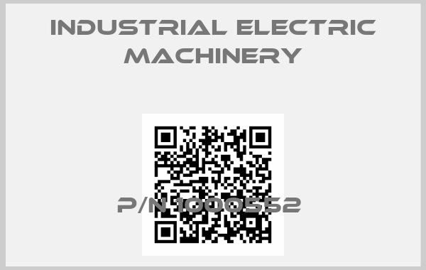 industrial Electric Machinery-P/N 1000552 
