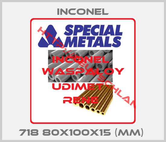 Inconel-718 80x100x15 (mm) 