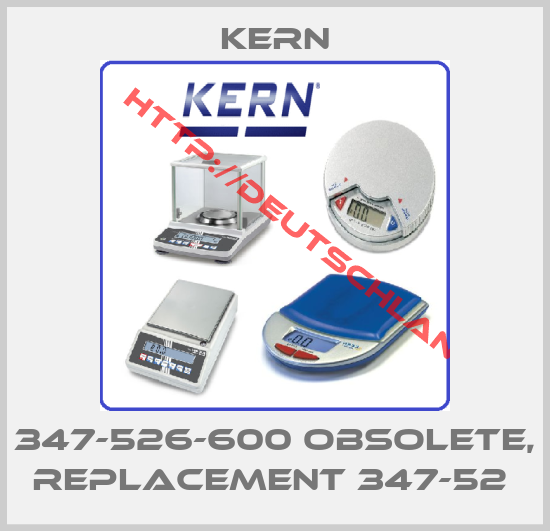 Kern-347-526-600 obsolete, replacement 347-52 