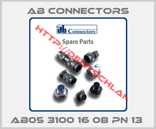 Ab Connectors-AB05 3100 16 08 PN 13 