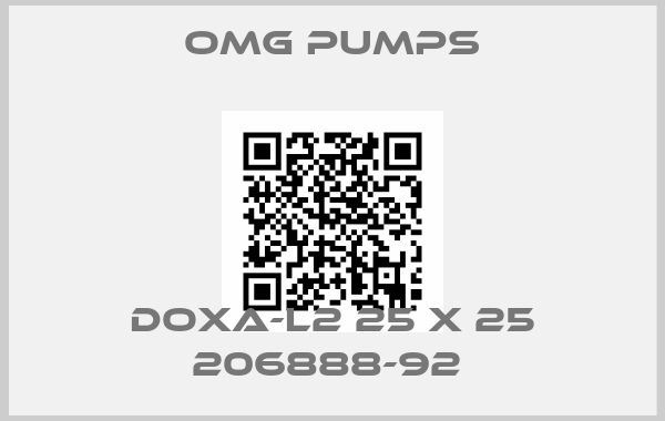 OMG PUMPS-DOXA-L2 25 X 25 206888-92 