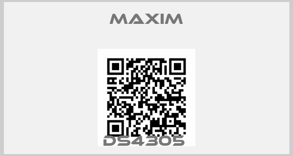 Maxim-DS4305 