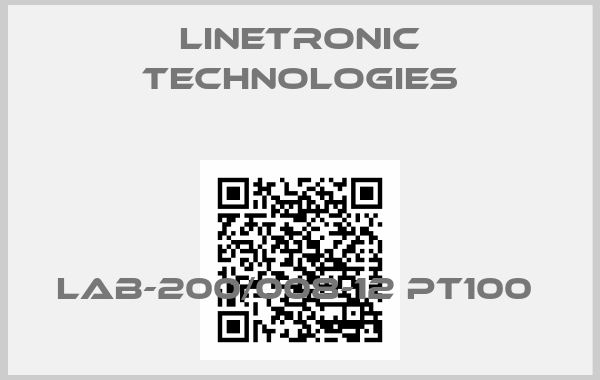 Linetronic technologies-LAB-200/008-12 PT100 