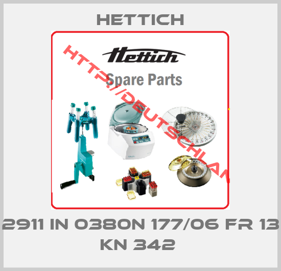 Hettich-2911 IN 0380N 177/06 FR 13 KN 342 