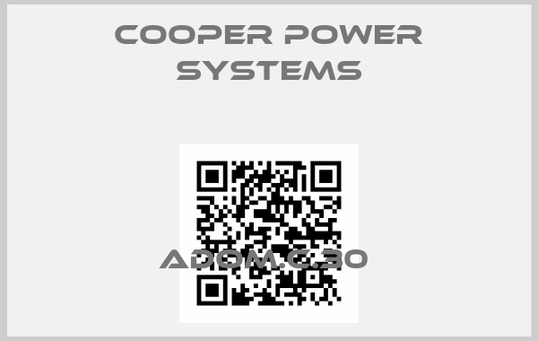 Cooper power systems-ADOM.C.30 