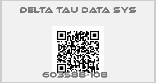DELTA TAU DATA SYS-603588-108  