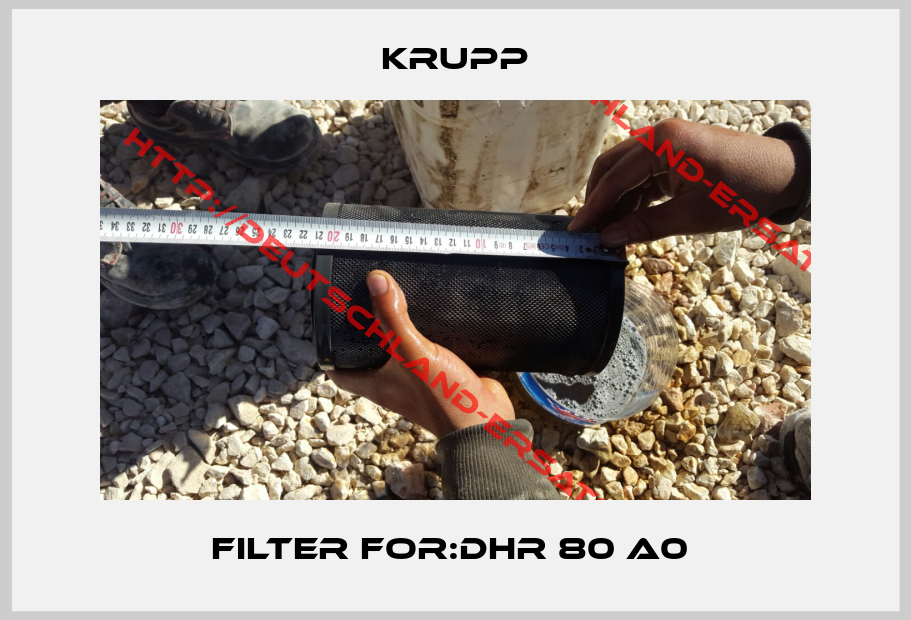 Krupp-Filter For:DHR 80 A0 