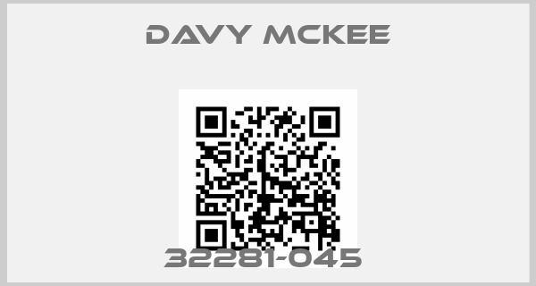 DAVY MCKEE-32281-045 