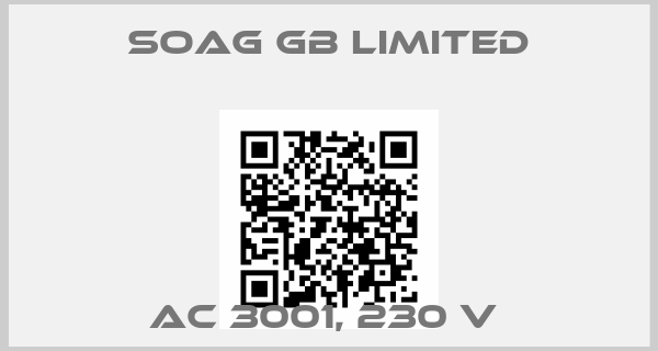 Soag GB Limited-AC 3001, 230 V 
