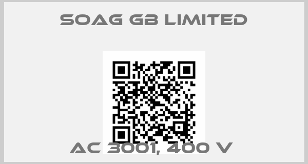 Soag GB Limited-AC 3001, 400 V 