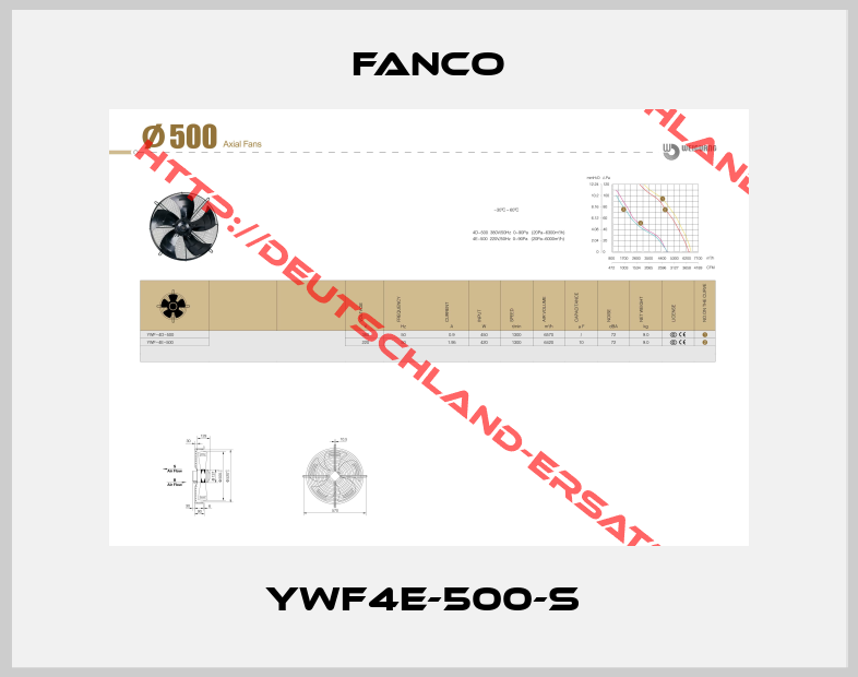 FANCO-YWF4E-500-S 