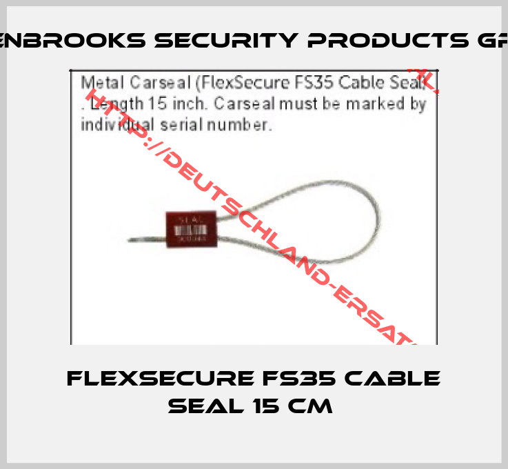 Tydenbrooks Security Products Group-Flexsecure FS35 Cable Seal 15 cm 