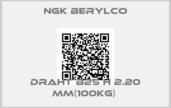 NGK Berylco-Draht B25 H 2.20 mm(100kg) 