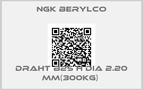 NGK Berylco-Draht B25 H dia 2.20 mm(300kg) 