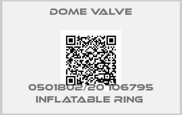 Dome Valve-0501802/20 106795 INFLATABLE RING 