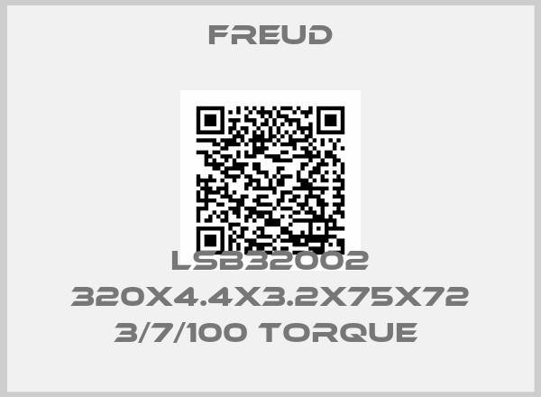 Freud-LSB32002 320X4.4X3.2X75X72 3/7/100 Torque 