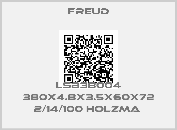 Freud-LSB38004 380X4.8X3.5X60X72 2/14/100 Holzma 