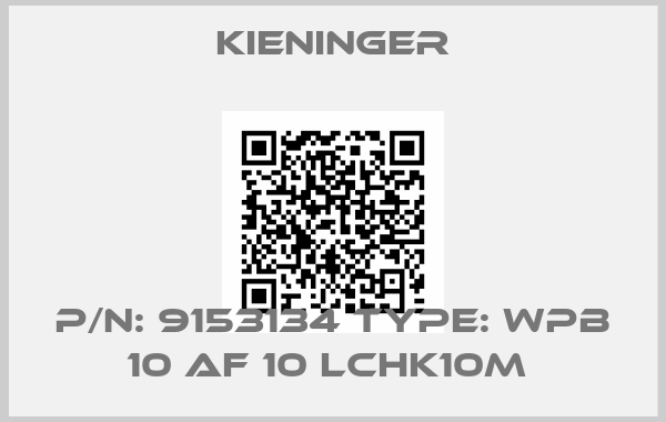 Kieninger-P/N: 9153134 Type: WPB 10 AF 10 LCHK10M 