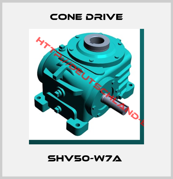 CONE DRIVE-SHV50-W7A 