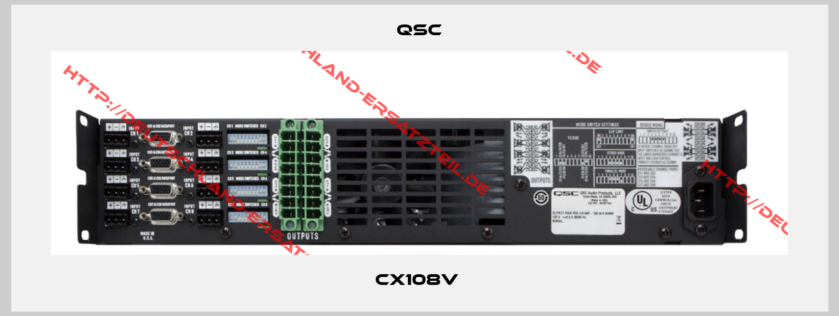 QSC-CX108V 