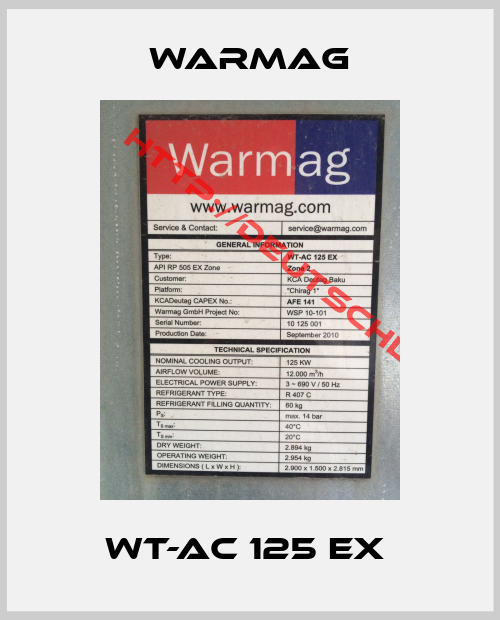 WARMAG-WT-AC 125 EX 