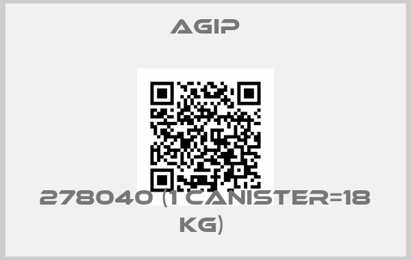 Agip-278040 (1 canister=18 kg) 