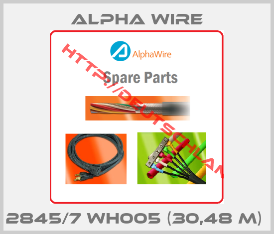 Alpha Wire-2845/7 WH005 (30,48 m) 