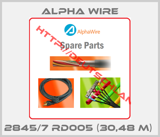 Alpha Wire-2845/7 RD005 (30,48 m) 