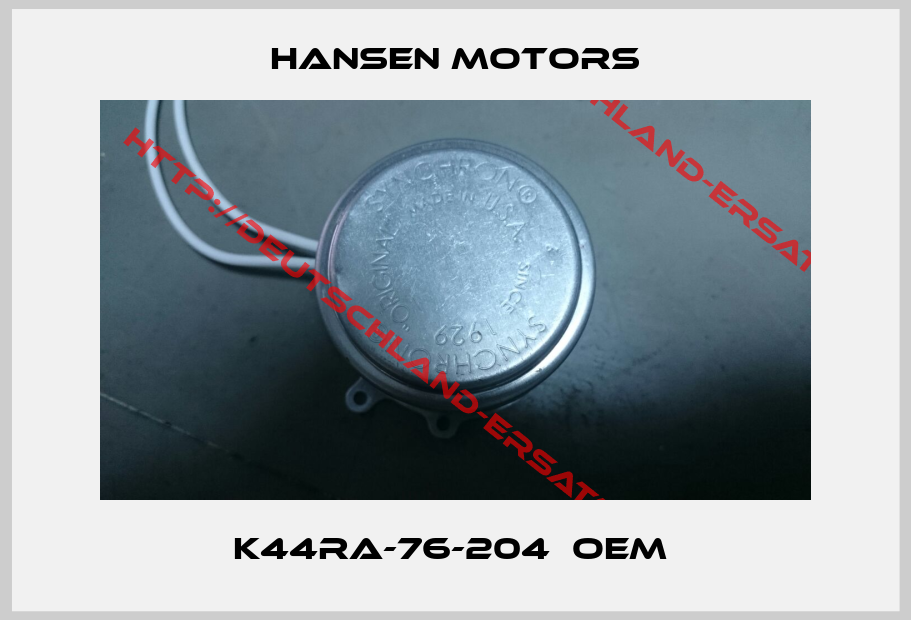 Hansen Motors-K44RA-76-204  oem 