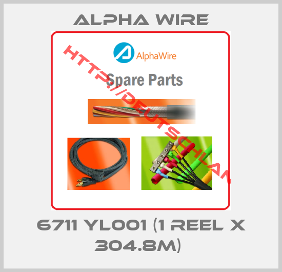 Alpha Wire-6711 YL001 (1 reel x 304.8M) 