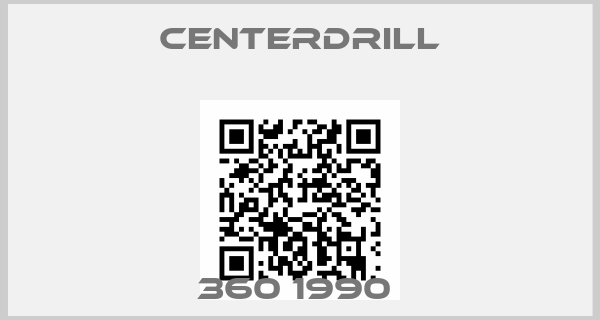 Centerdrill-360 1990 