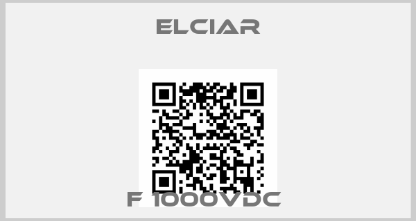 Elciar-F 1000VDC 