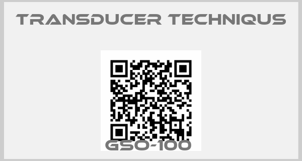 Transducer Techniqus-GSO-100 