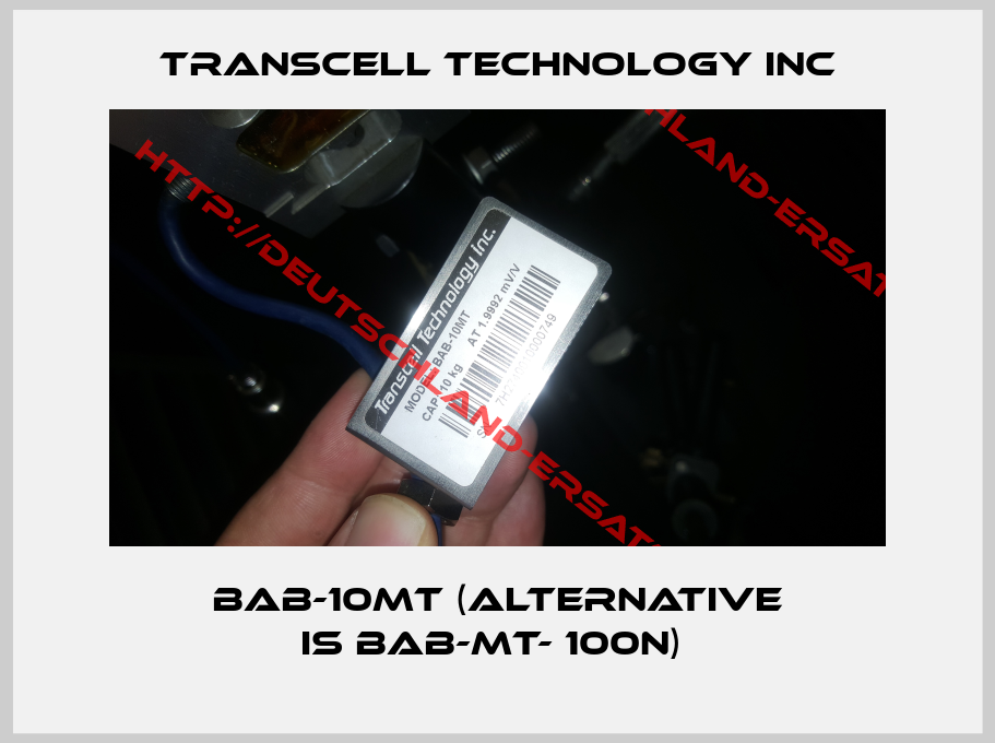 TRANSCELL TECHNOLOGY INC-BAB-10MT (alternative is BAB-MT- 100N) 