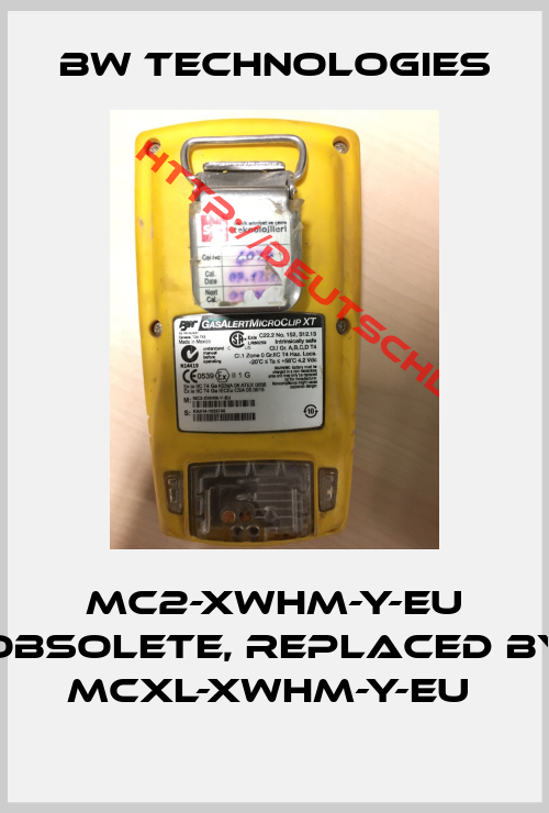 BW Technologies-MC2-XWHM-Y-EU obsolete, replaced by MCXL-XWHM-Y-EU 