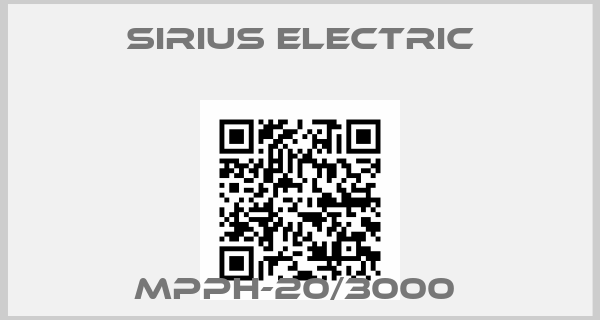 Sirius Electric-MPPH-20/3000 