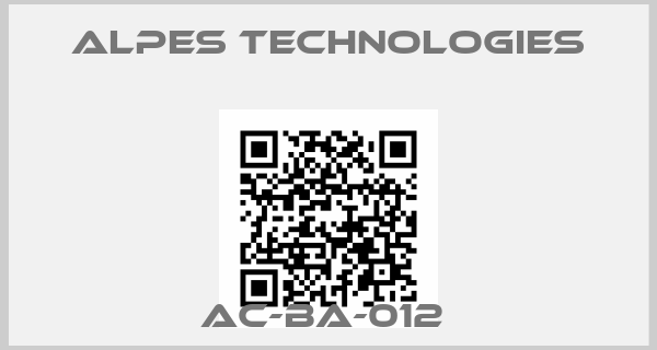 ALPES TECHNOLOGIES-AC-BA-012 