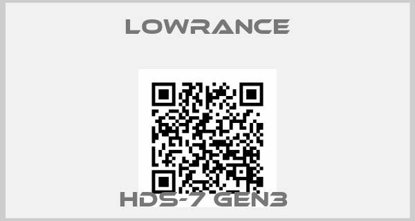 Lowrance-HDS-7 Gen3 